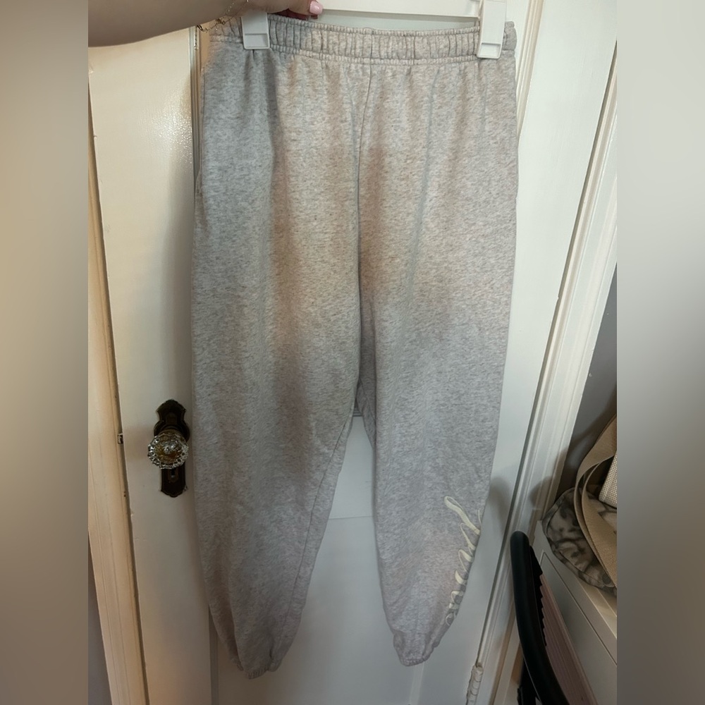 PINK Heather Gray Joggers